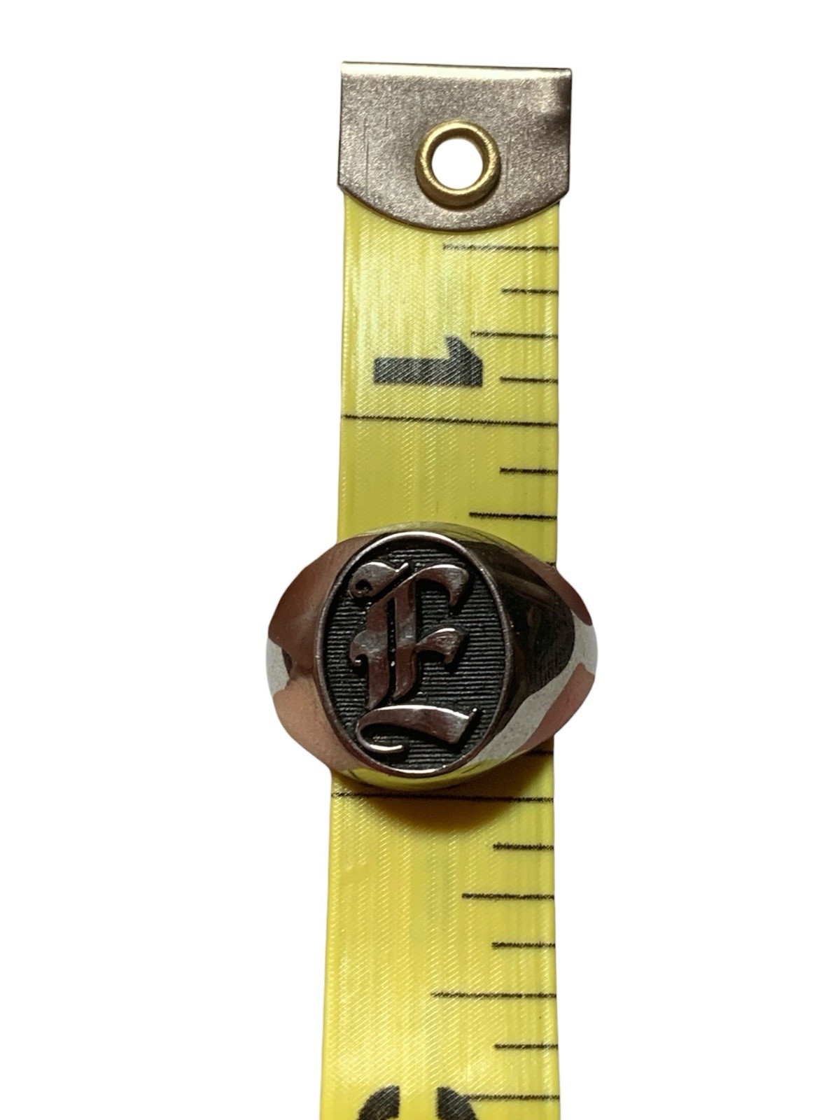 ArtCarved Letter Intial E Signet Black Ring Made In Mexico