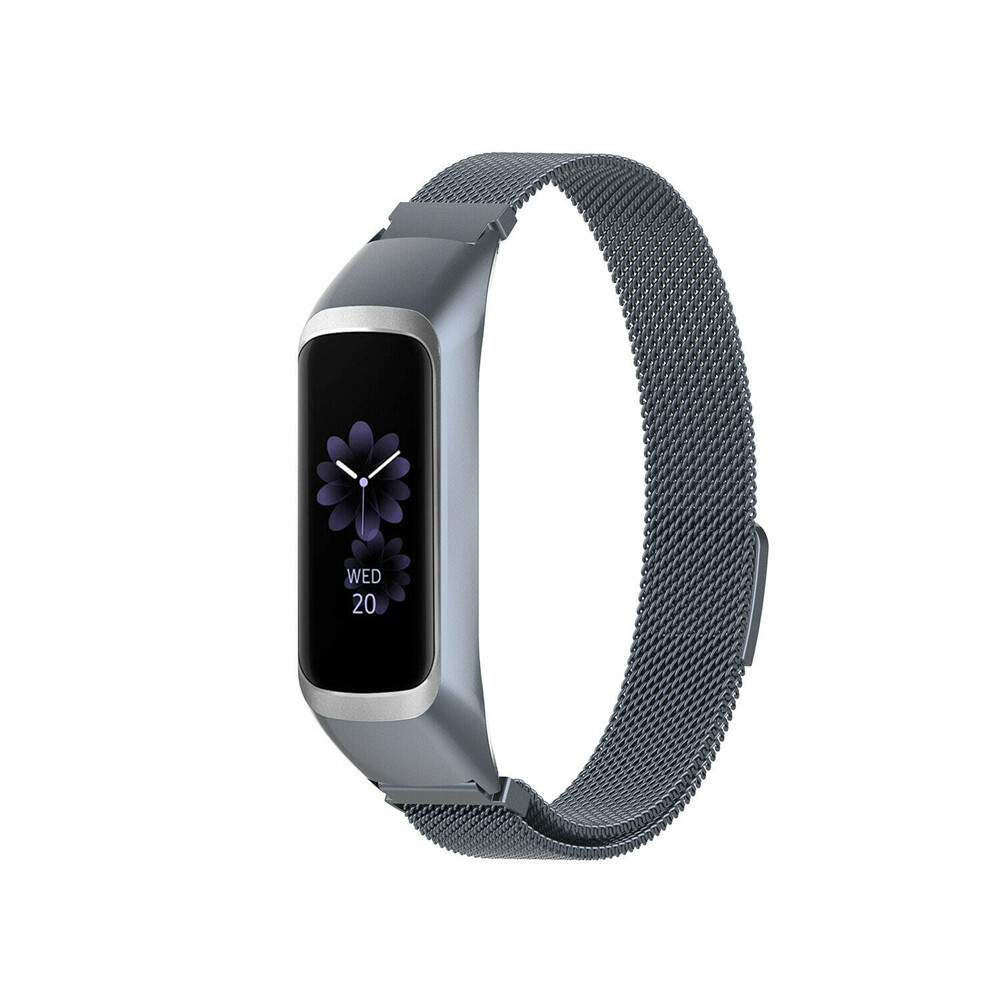 Metal Stainless Steel Band Buckle Wrist Strap for Samsung Galaxy Fit 2 Bracelet