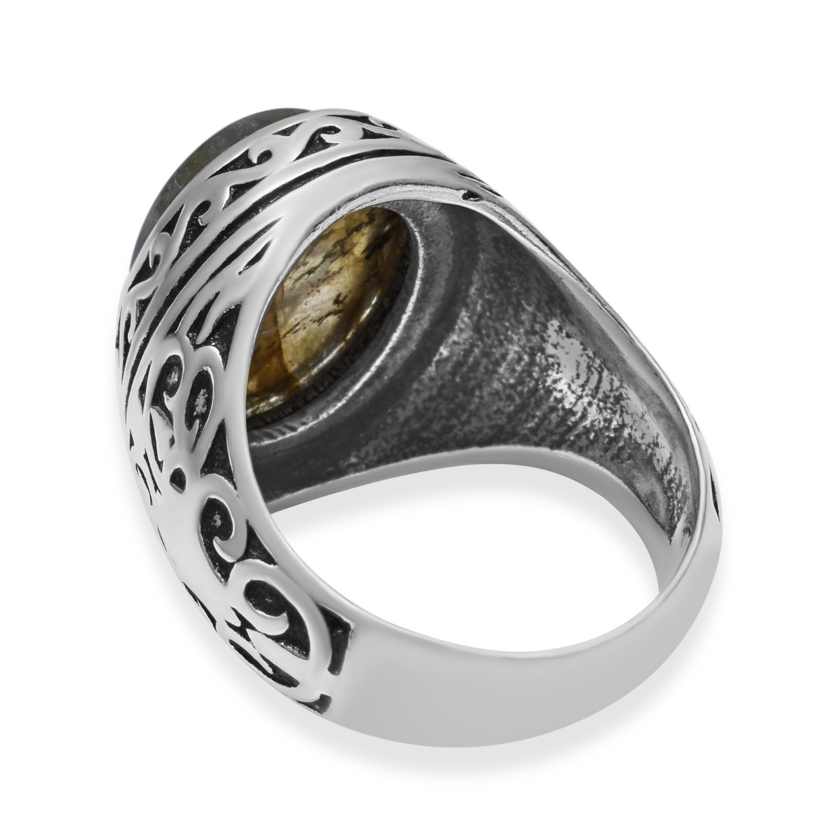 Labradorite Gemstone Ethnic Ottoman Arabic Style Ring All Size Available