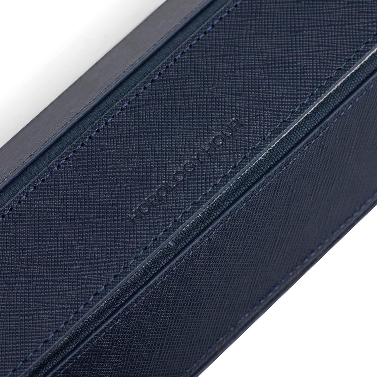 Prism Genuine Full Grain Leather Watch Case – 3 Watch Roll Travel Case