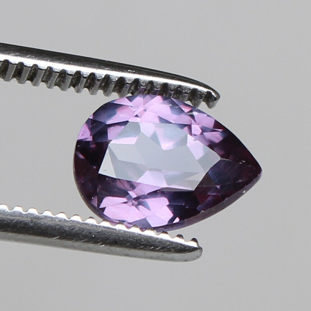 5 Carat. Natural Alexandrite Pear Cut Loose Gemstone Color Change Certified AAA