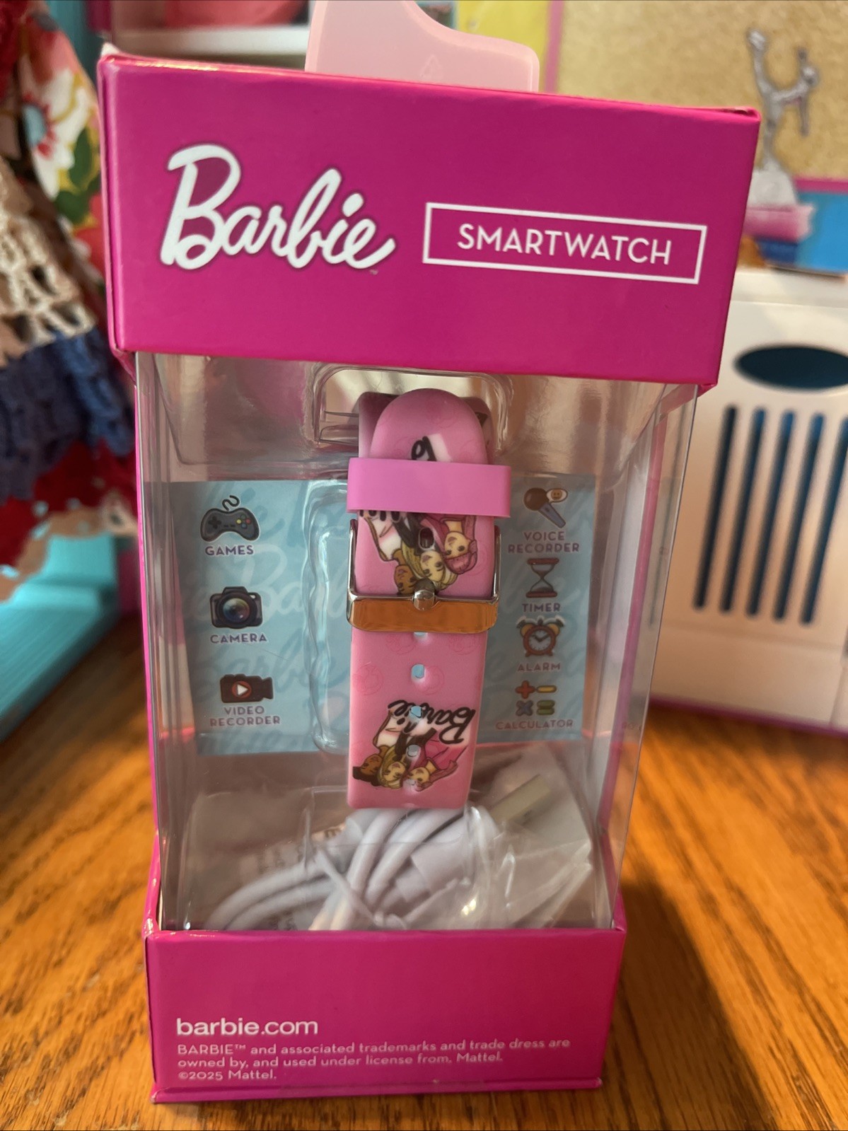 2025 Barbie Kids Smartwatch Touchscreen Camera Games Video Calendar NEW