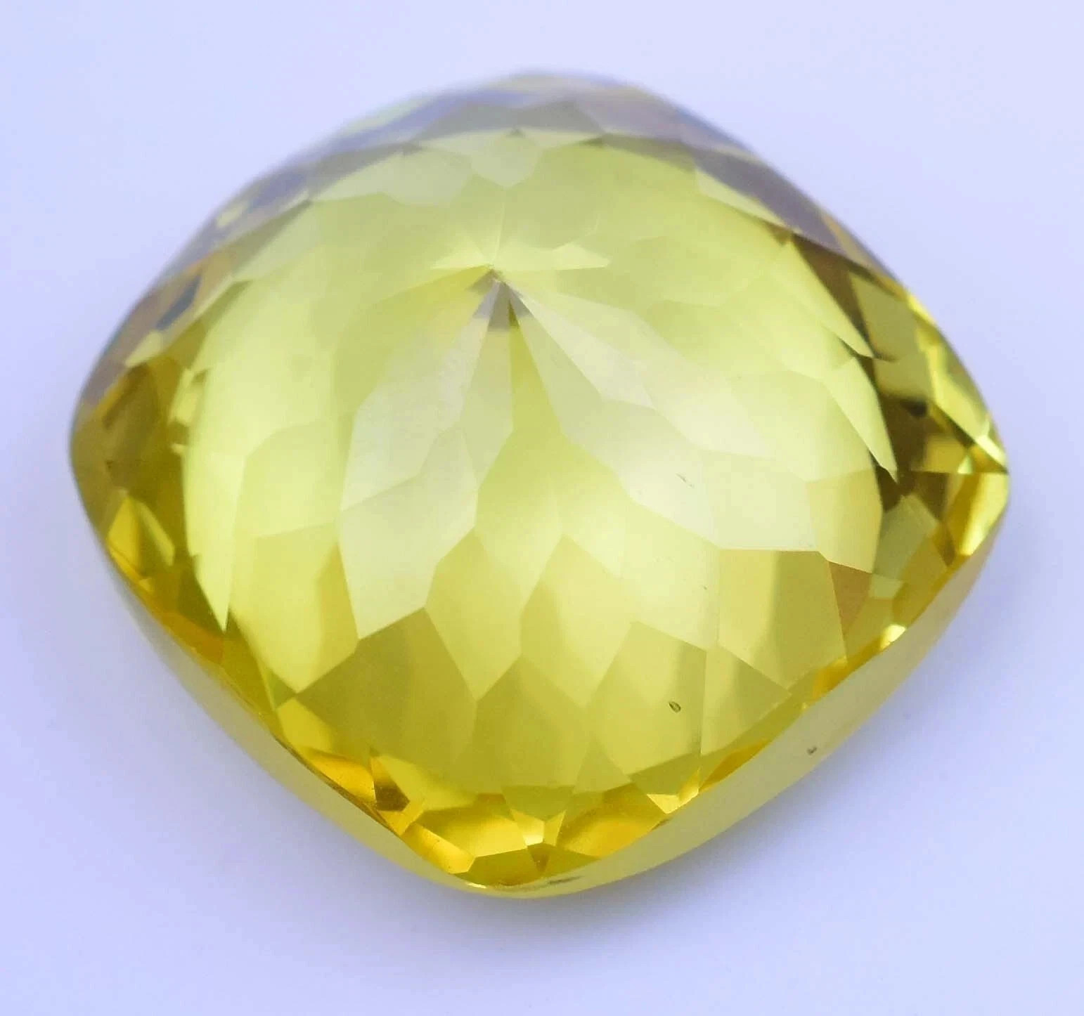 Natural 15 Ct Yellow Sapphire Cushion Cut Loose Faceted AGL Certified Gemstone
