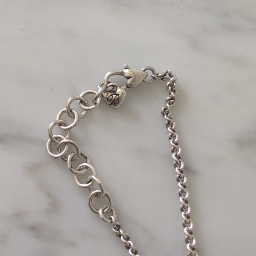 Retired Brighton Montana Rose Pendant Necklace