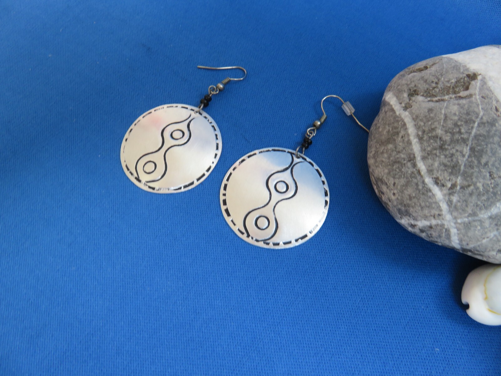 FINAL SALE…African Ethnic Jewelry EARRINGS TANZANIA RE-CYCLED ALUMINUM B