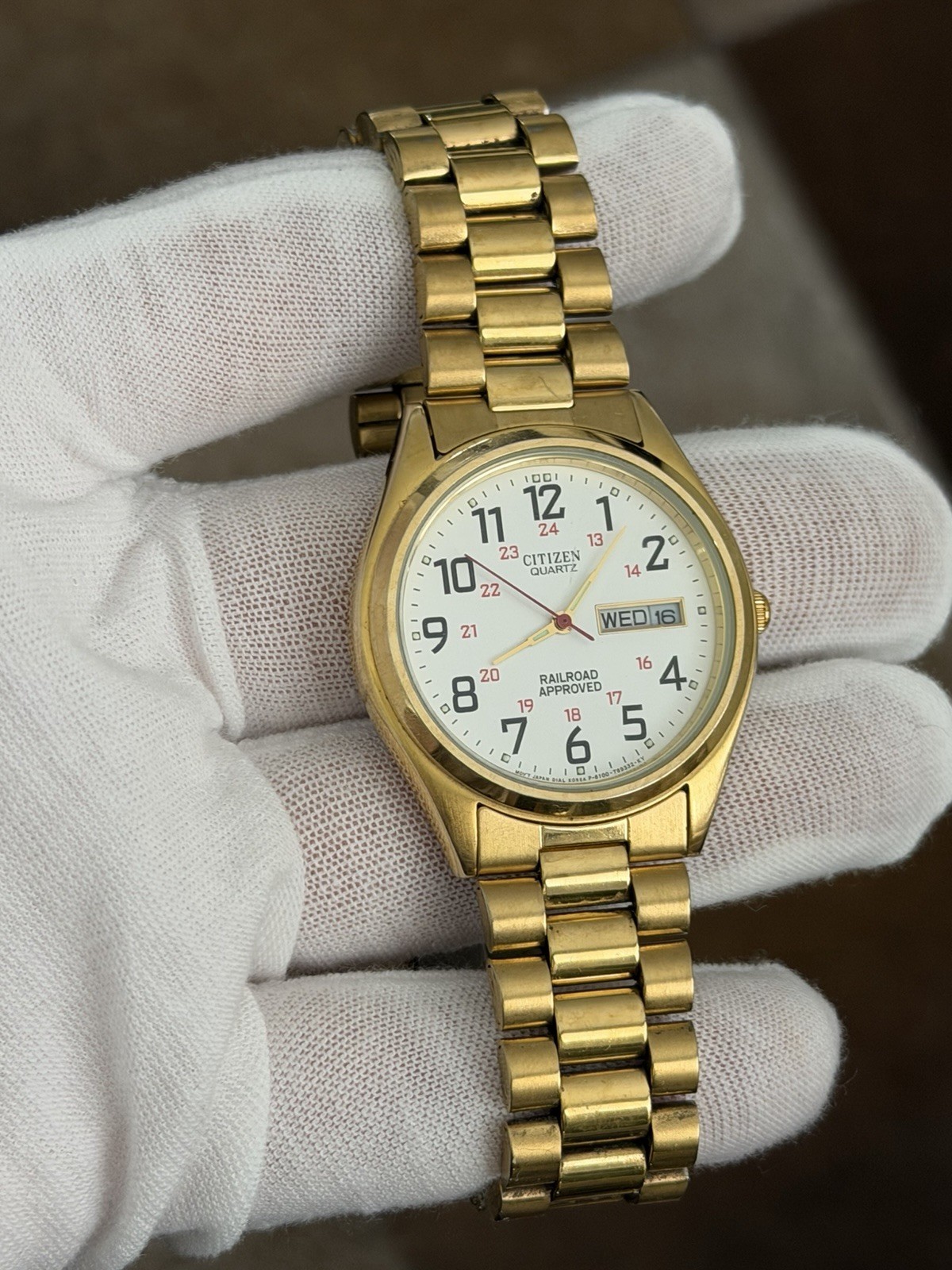 Rare Vintage Citizen Railroad Approved Men’s Classic Dress Watch JDM 1980s
