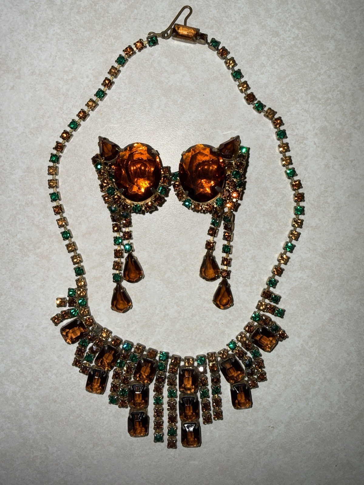 Delizza & Elster Juliana Necklace and Earrings Demi Parure