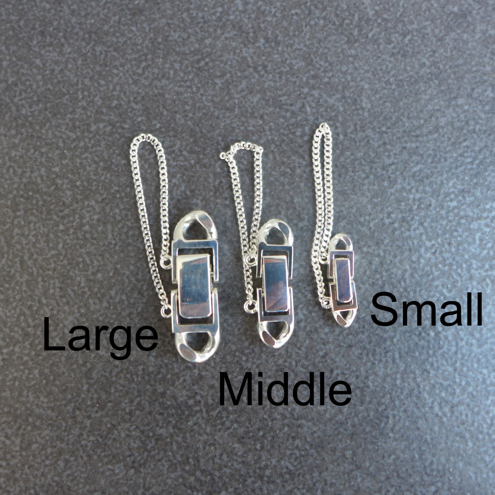 925 Sterling Silver,Snap Lock Box Clasp,With Safety Chain,Jewelry Make Findings