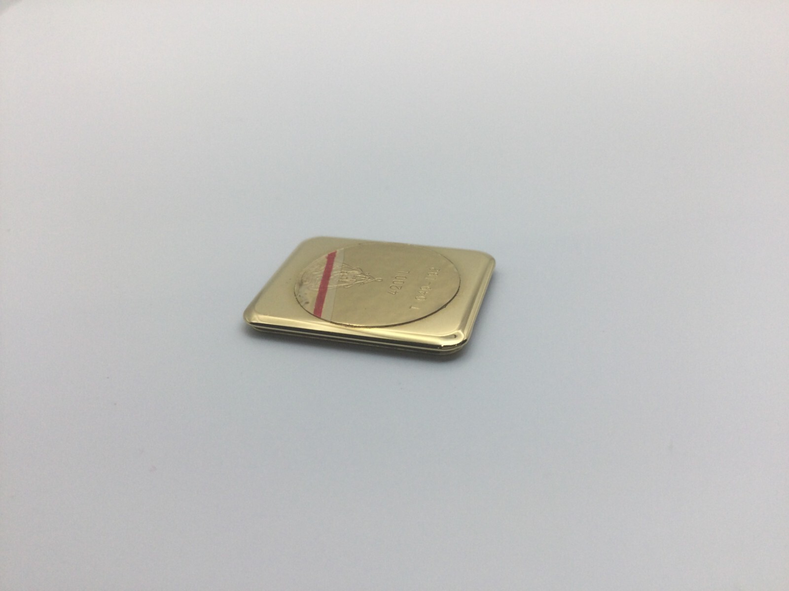NOS GUCCI 4200L YELLOW GOLD PLATED WATCH CASE BACK