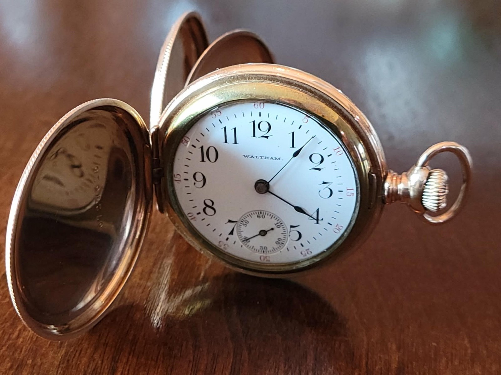 1901 Waltham Seaside Model # 1891, 14K gold filled Pocket Watch, 15 jewels