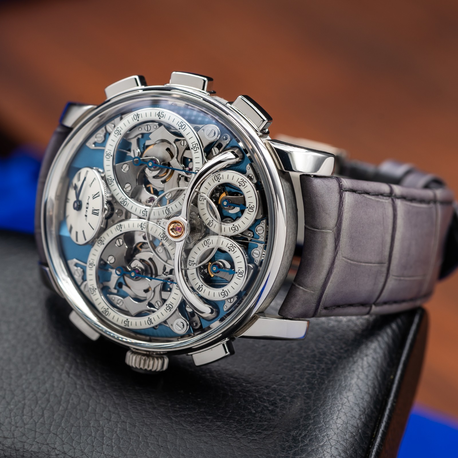 MB&F Legacy Machine(LM) Sequential Flyback Platinum Dual Chrono Flyback 10.PL.BU