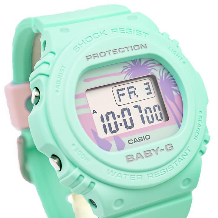 Casio BABY-G BGD-570BC-3 80’s Beach Colors Pastel Blue Wrist Watch Women babyg