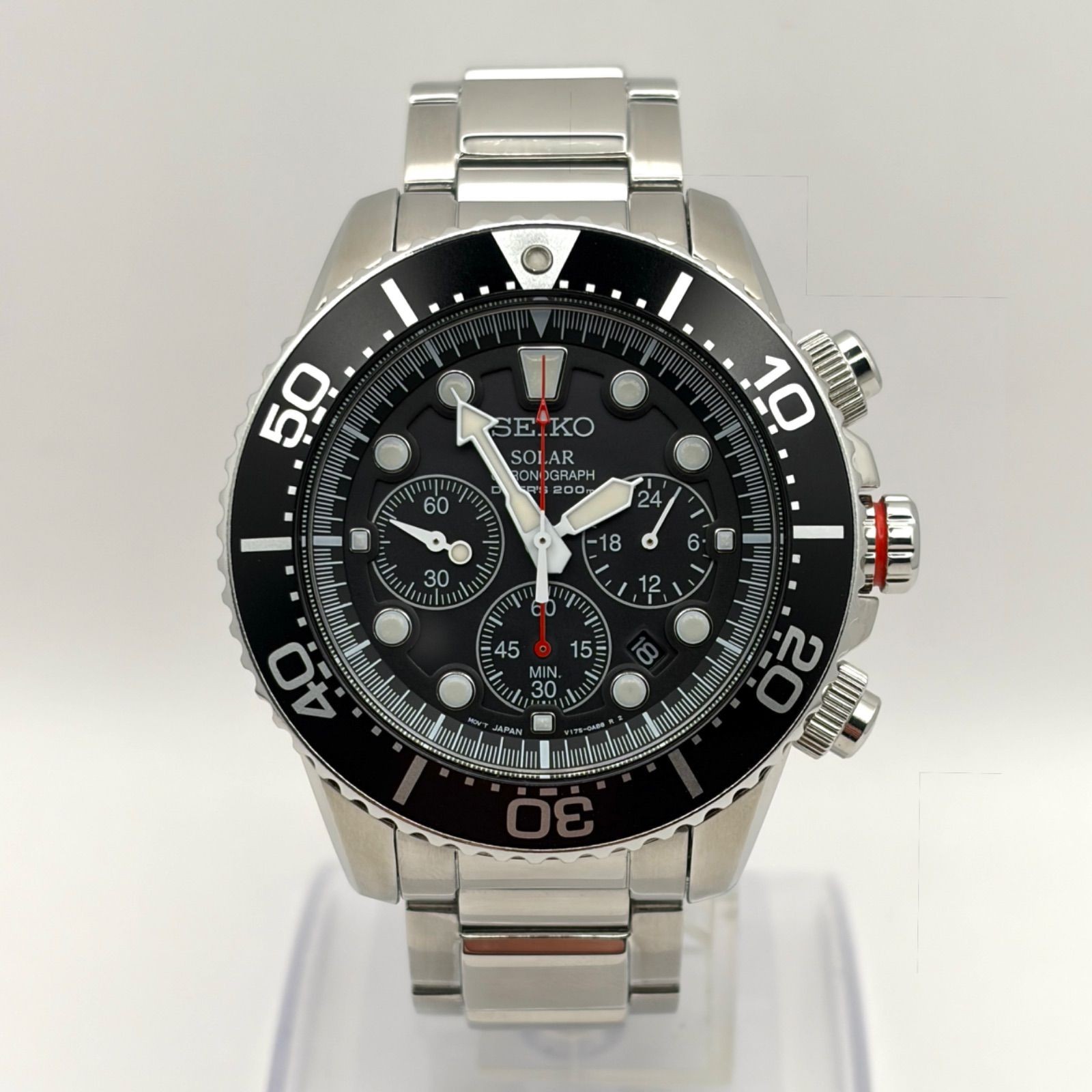 (T891) , Normal Operation SEIKO PROSPEX Diver’s Chronograph SSC015 V175-0AD0