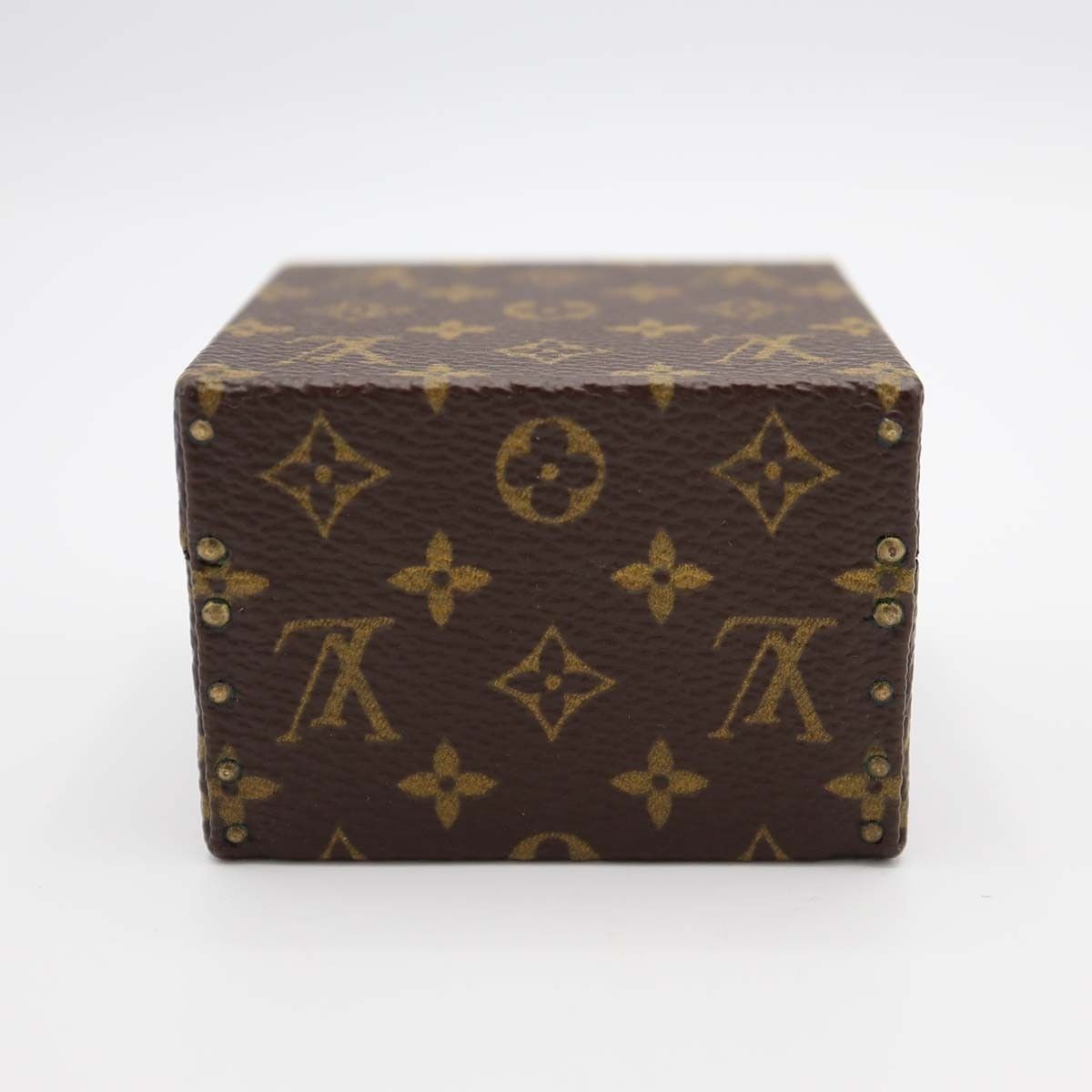 LOUIS VUITTON Monogram Ecline Declaration Jewelry Box M21010 Brown RARE JPN