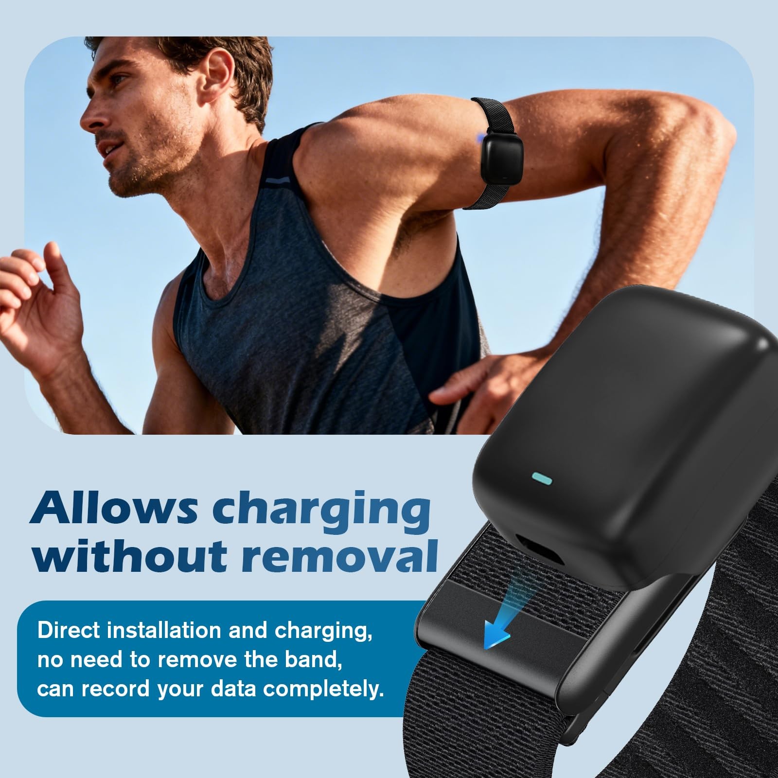 Anpzband Bicep-Band Compatible with Whoop-5.0-2Packs Arm/Ankle Adjustable Nyl…
