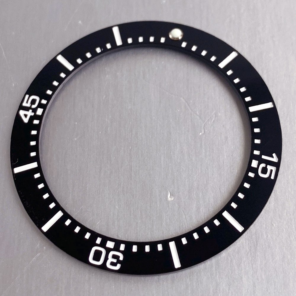 20ATM Steel 40mm Sapphire Watch Case Aluminium Bezel Fit NH35 ETA2824 Movement