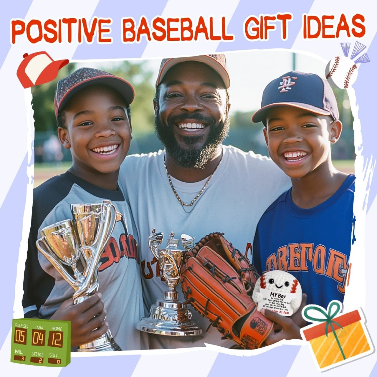 Crochet Baseball Gifts for Boys Son Back to School | Back to School Inspirationa