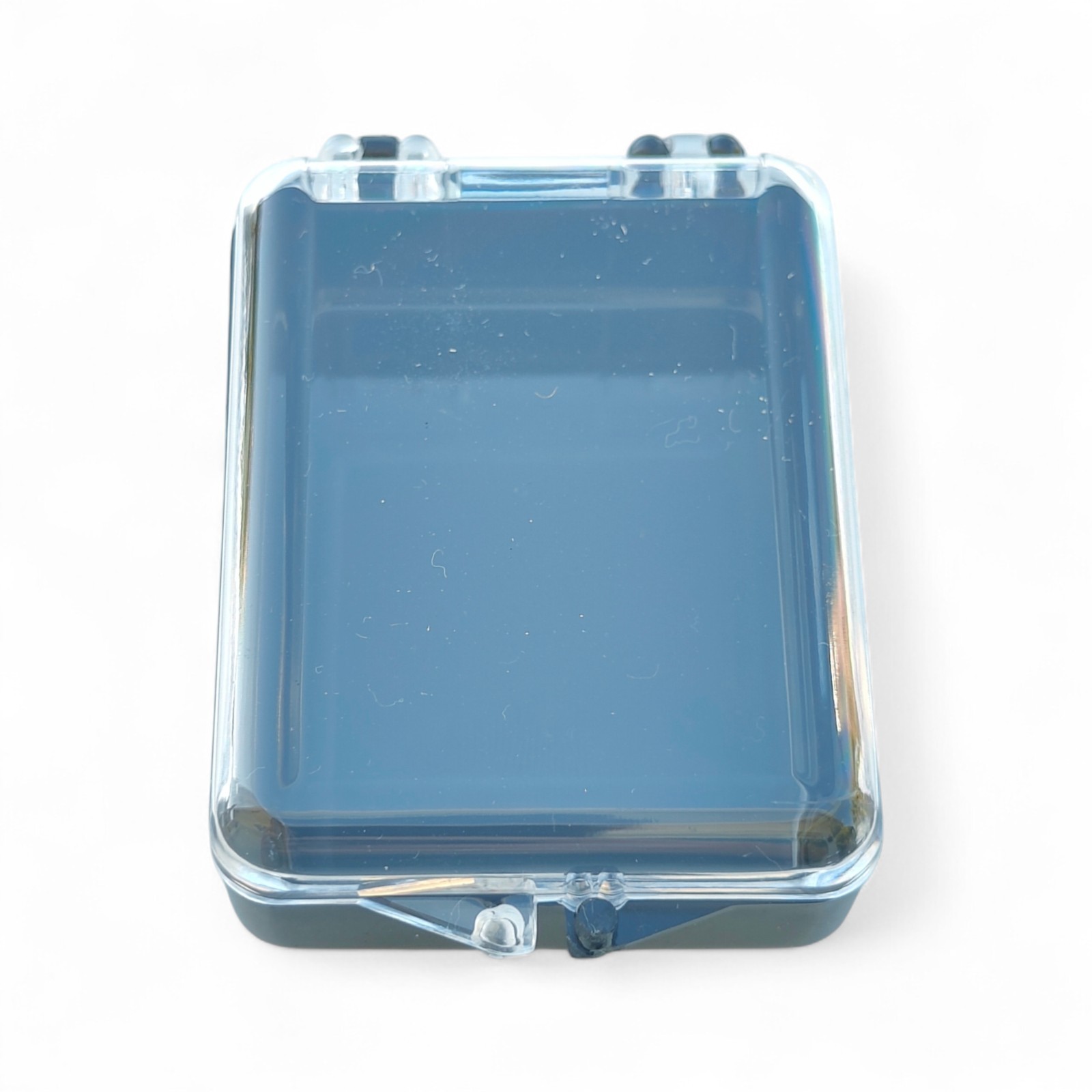 10x Blank Plastic Lapel Pin Rounded Corner Display Case Box Hinged 2 1/8 X 1 5/8