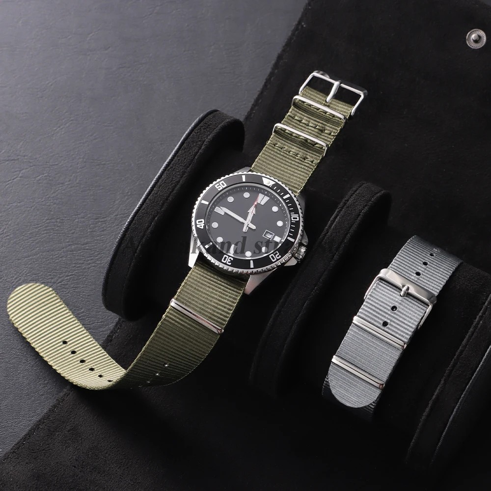 One-Piece Military Watch Straps 18/20/22mm Nylon Waterproof Ballistic Watch Band