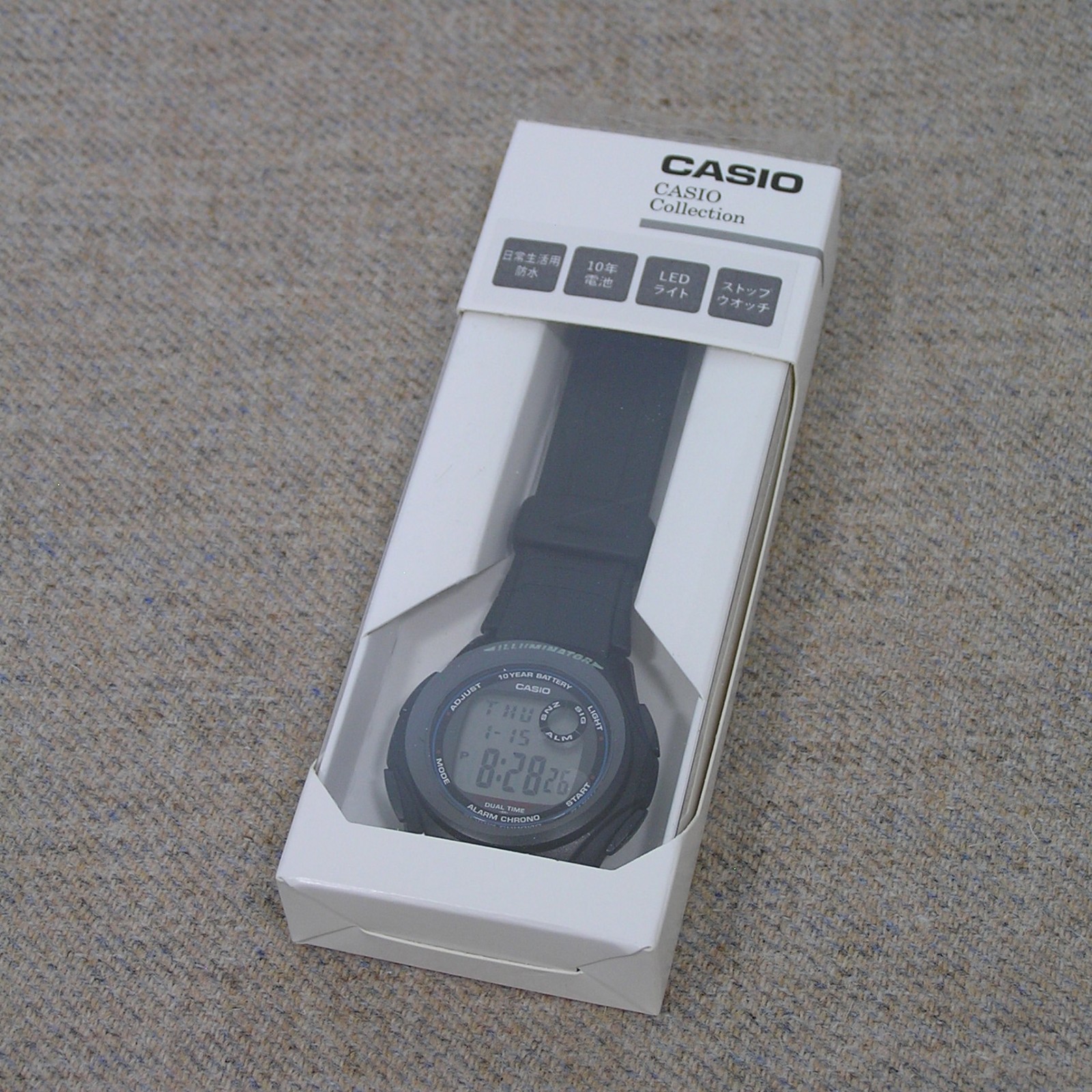 UK STOCK CASIO F-200W-1AJH Japan Exclusive Digital Watch Classic Imported Model