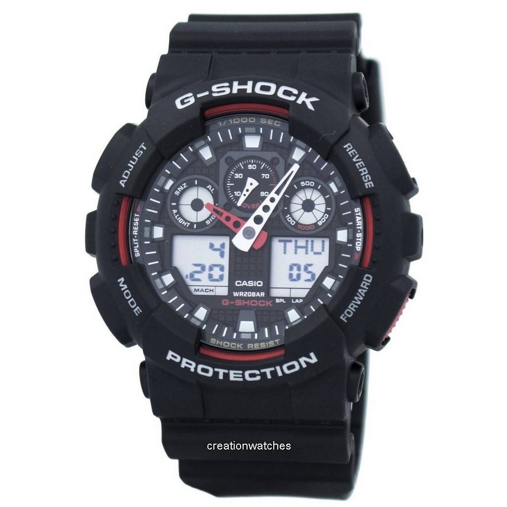 G-Shock Mens Boys Analogue-Digital Watch Black Yellow Army Green GA-2100 Series
