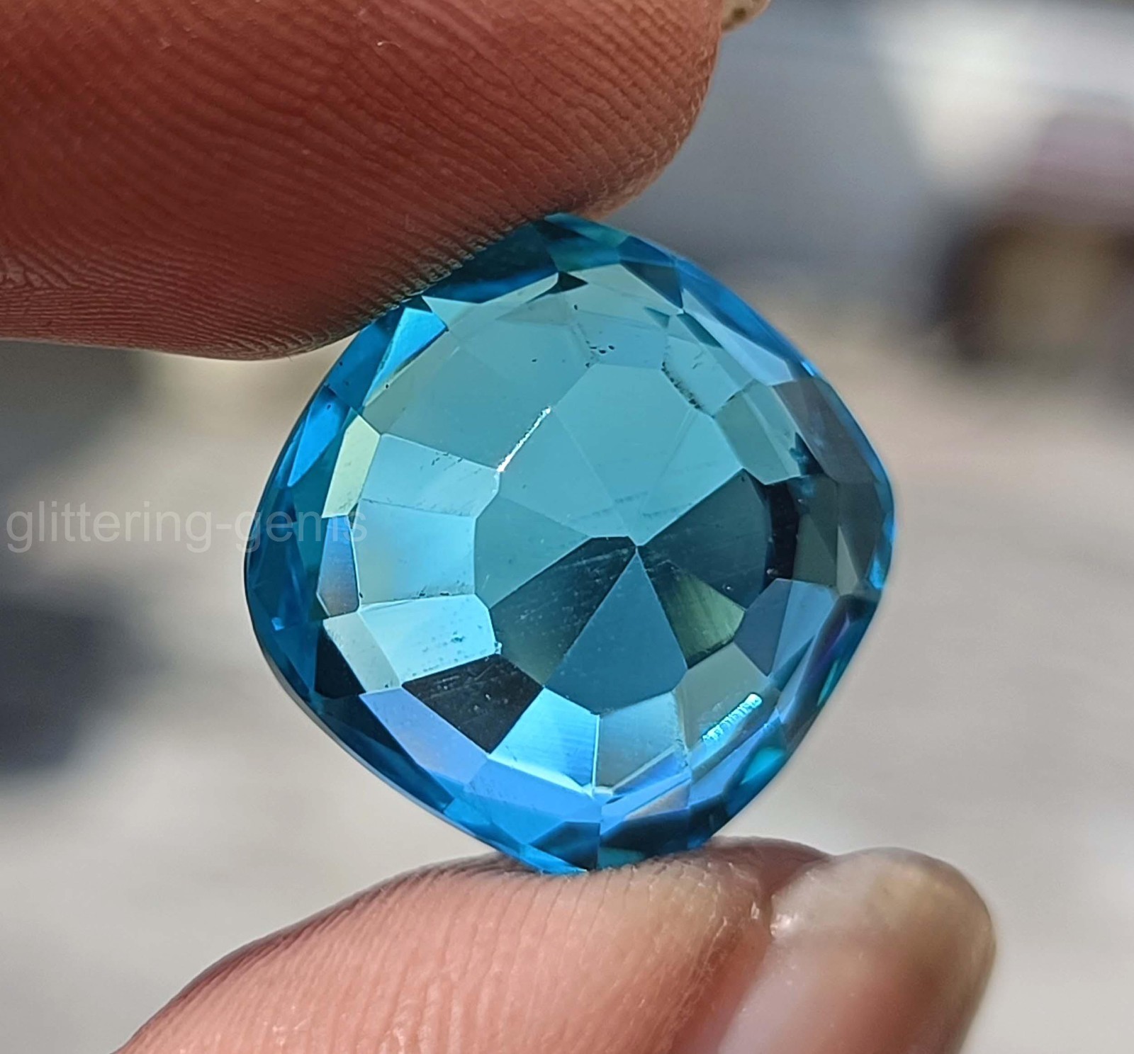 From Mine to Masterpiece – 13.60 Ct Cushion Cut Certified Natural Sapphire 5SDQ