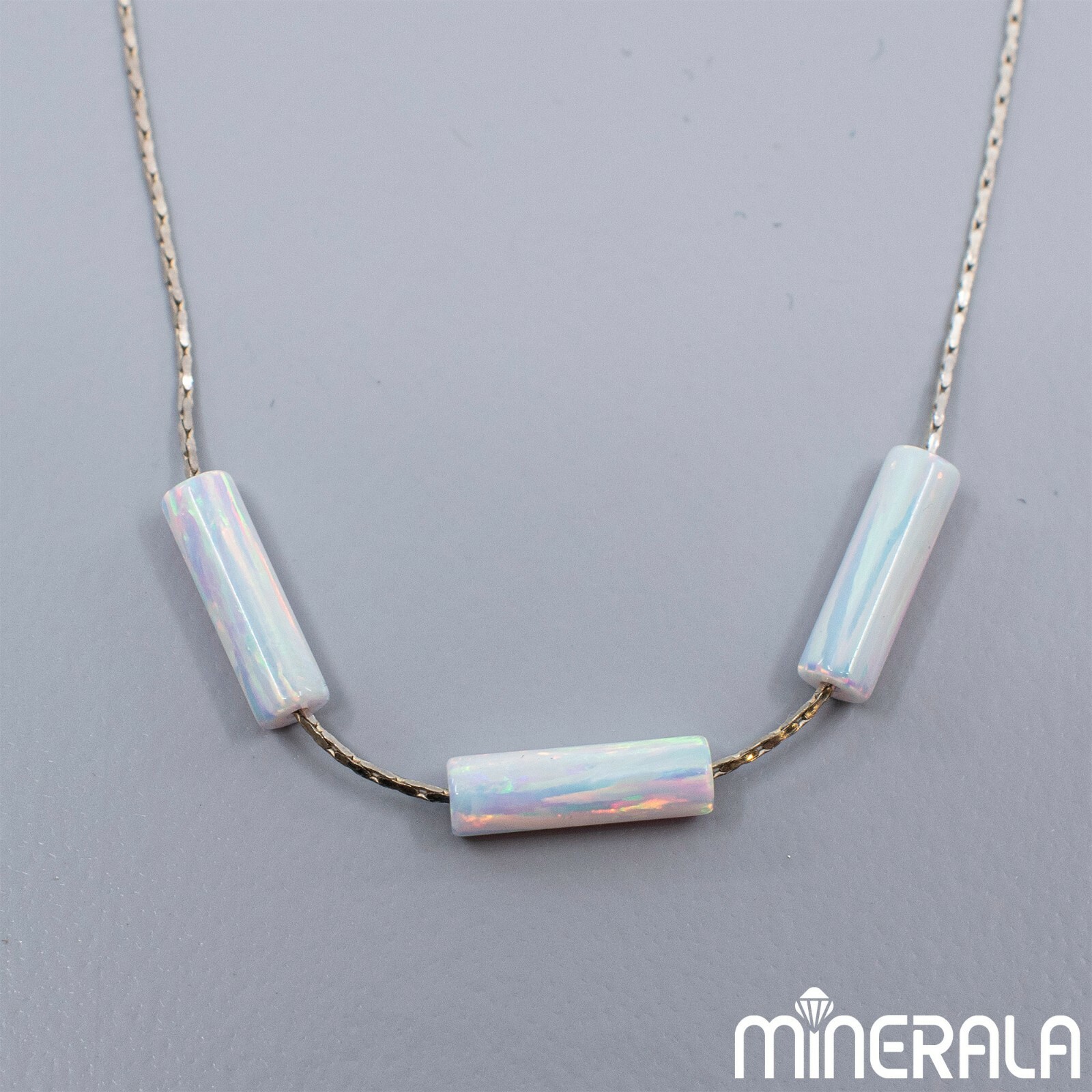 WHITE LAB CREATED SYNTHETIC OPAL BEADS ROUND CYLINDER TUBE VARIOUS SIZES WP0276A