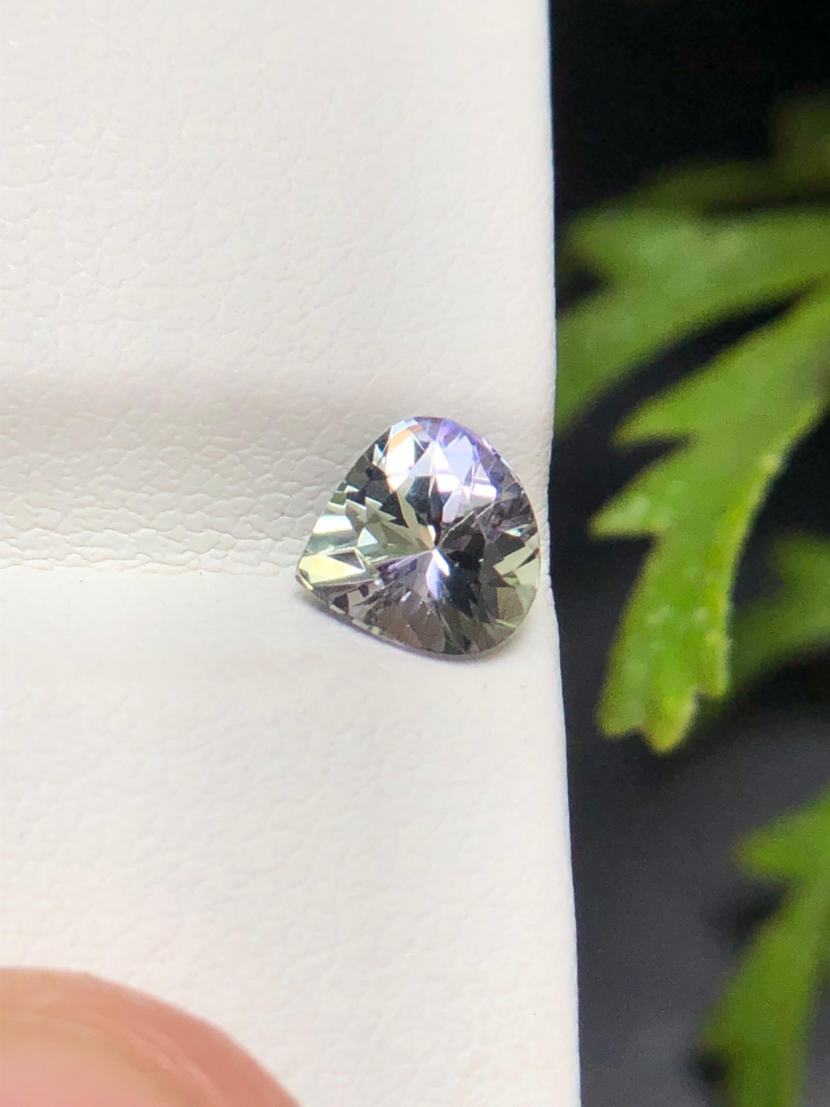 6 MM Natural Tanzanite Heart Cut, 0.70 Ct Green Purple Blue Color Unheated Stone