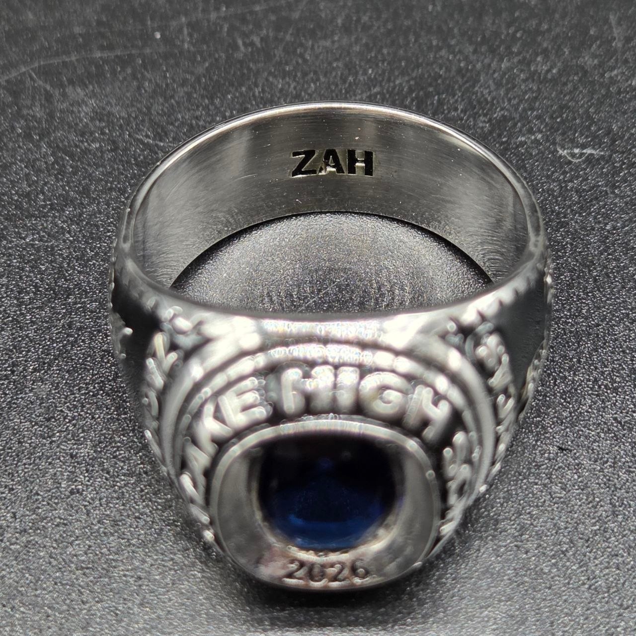 High School Class Ring Custom All Any New Year Keepsake Gift Ring In 925 Silver