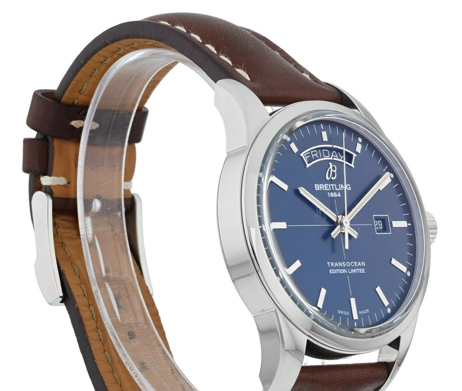 Breitling Transocean Day & Date ”Aurora Blue” Limited Edition of Only 1000 Pcs