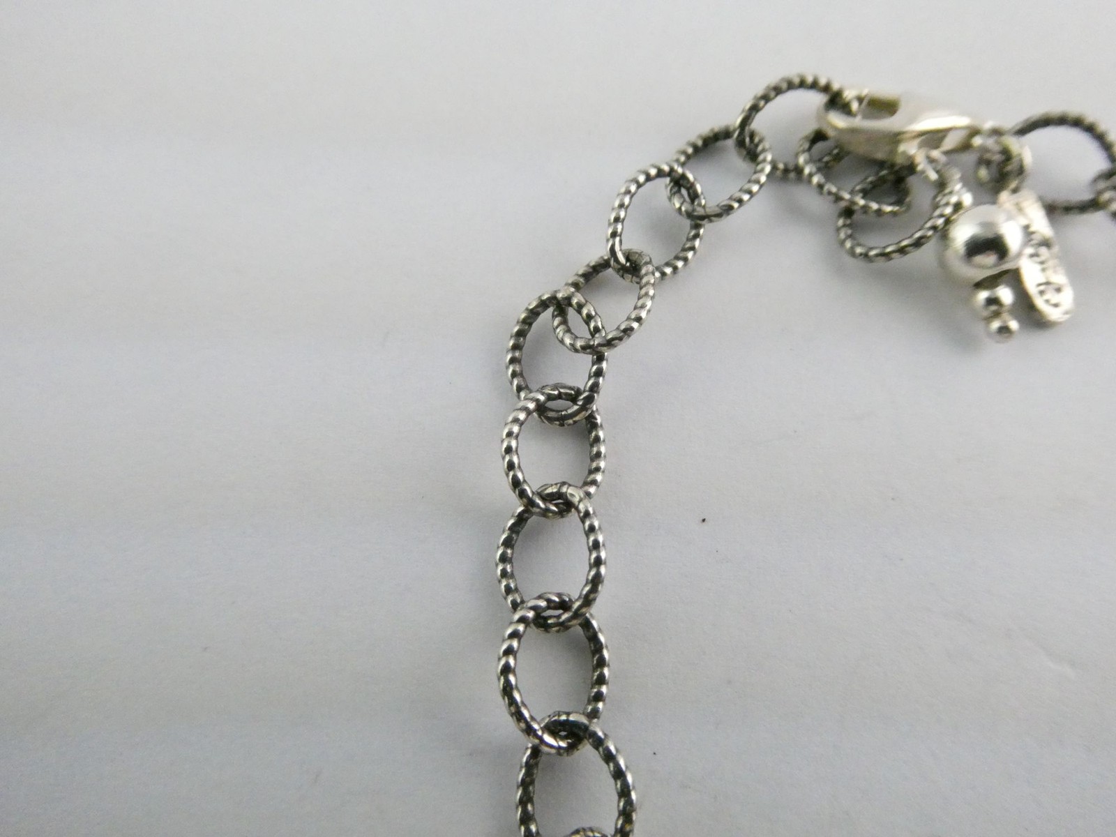 Opulenza Israel Sterling Silver Cross Bracelet 925 8 Inch Length 8.5g Weight