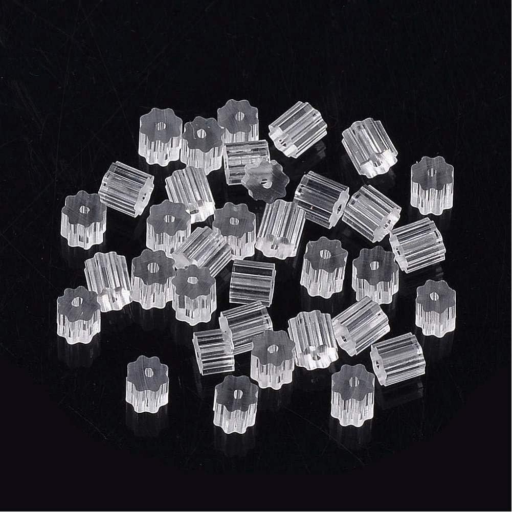 200PCS Hypoallergenic Silicone Earring Backs – Soft Clear Stoppers for Studs