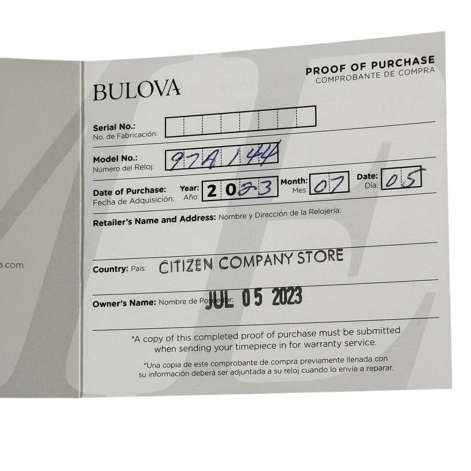 Bulova Curv Black Dial Men’s Watch – 97A144 Gold Tone Stainless