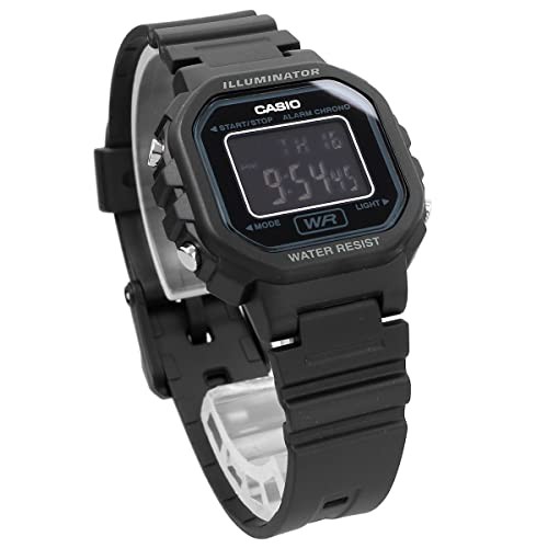 CASIO LA-20WH-1B Digital Watch Black Inverted LCD