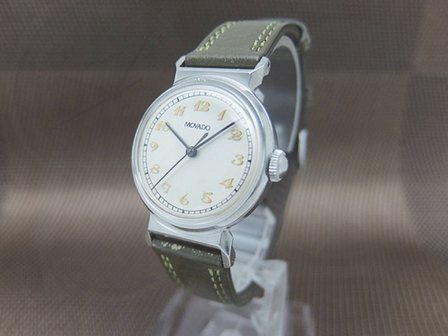 Movado Acbatique Cal.150MN SS FB/Francois Vogel 15Jewels Manual Silver 30mm Men’