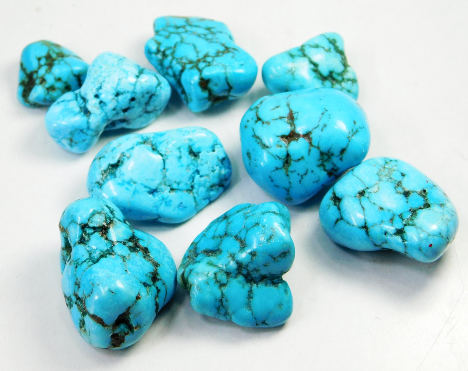 Natural 249 Ct Certified Blue Turquoise Tumble Rough Loose Gemstone Pair