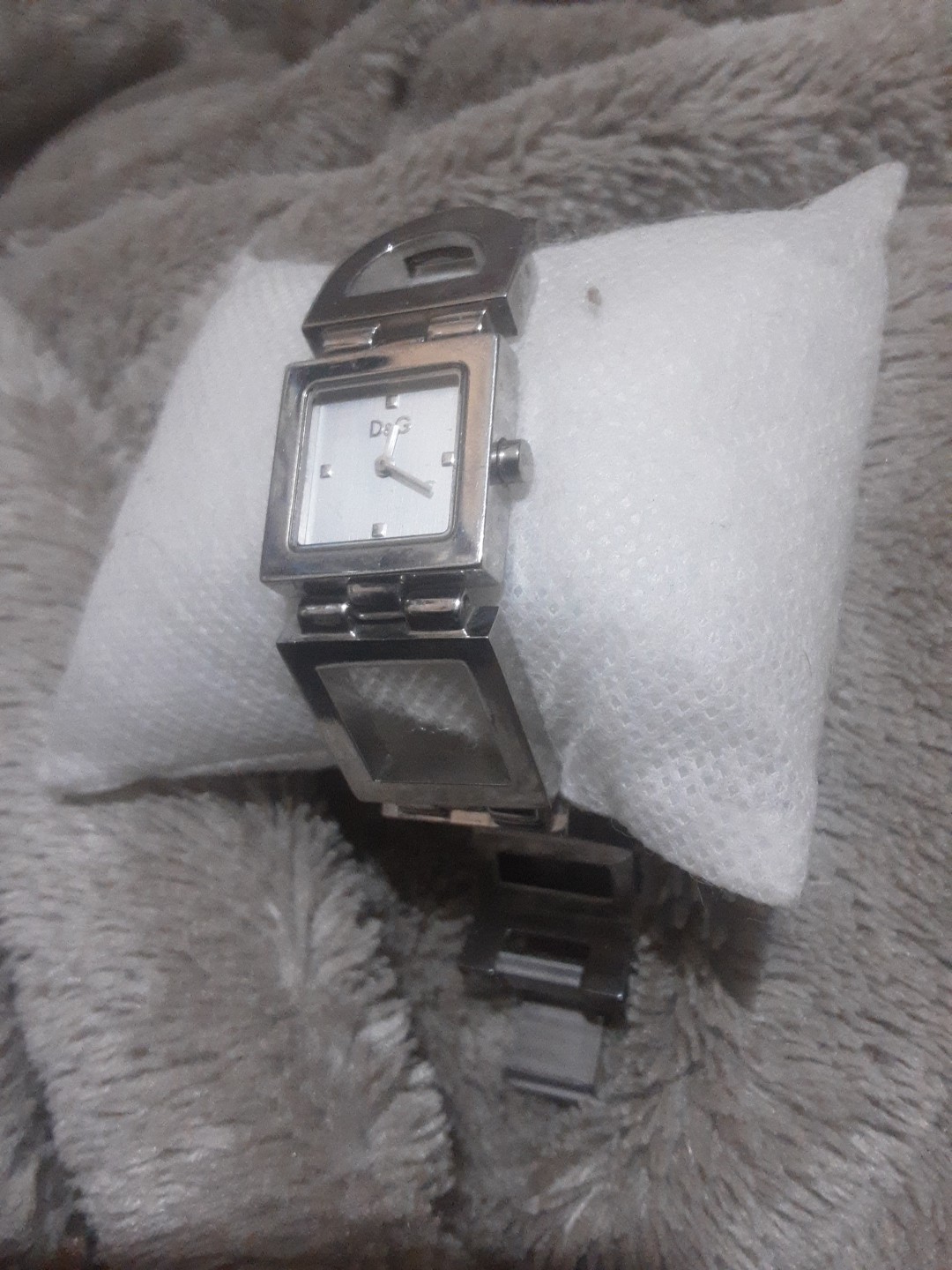 2024 D&G Stainless Steel Watch 20×22mm Working New Battery No Box 17cm