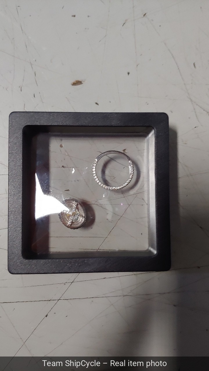 DEFECTIVE without packaging 230TCW Oval Cut Moissanite Halo Proposal Eng G3D