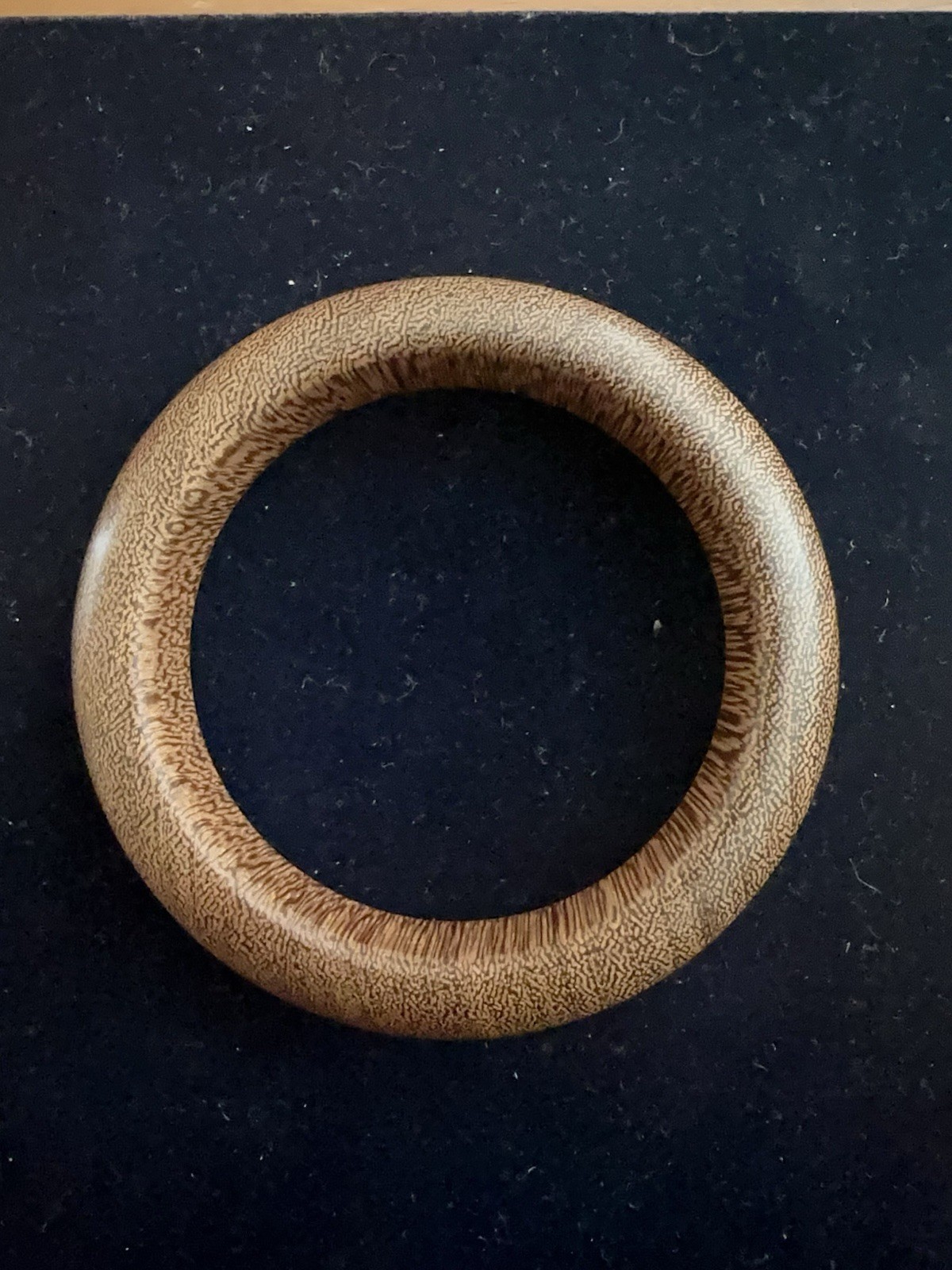 Natural Bamboo Bangle Bracelet 59.5mm Full Fish-roe Pattern Rare Exotic Cuffgift