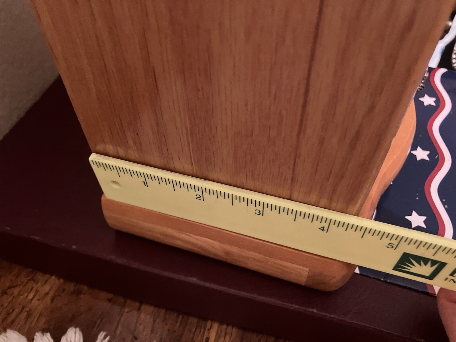 Vintage Oak Table Top Mele Style Jewelry Box Mirror, 3 Drawers EUC Rare Version!