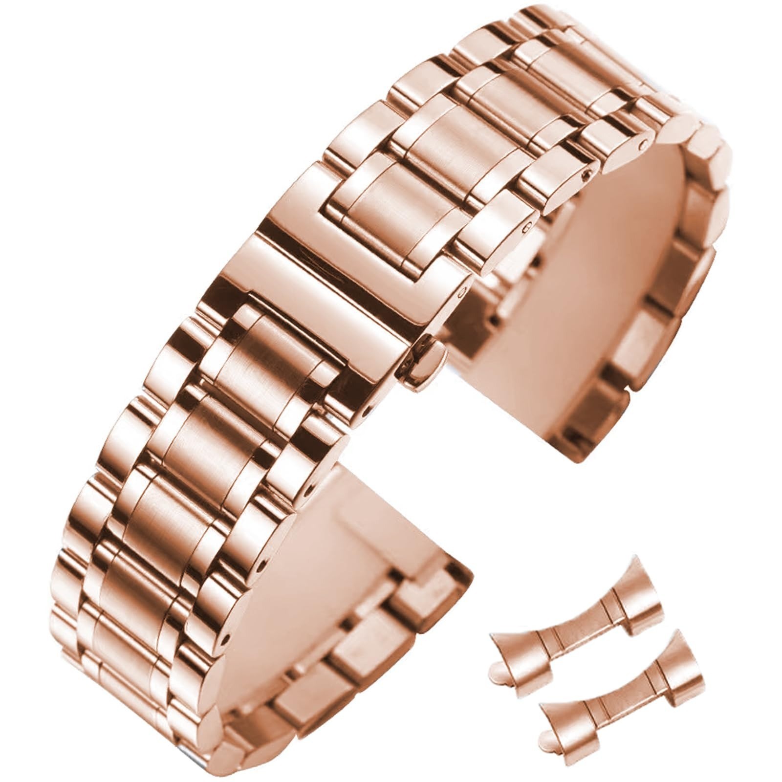 Universal Stainless Steel Watch Band 14mm-24mm Replacement Strap