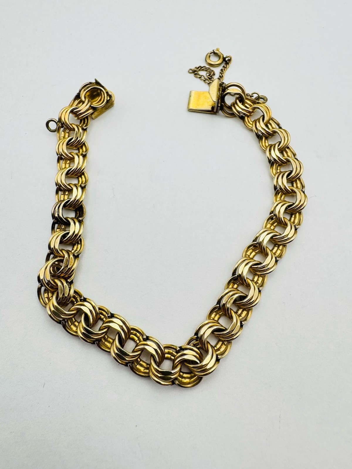 Vintage JB Gold Filled Charm Bracelet 1/20 12K GF