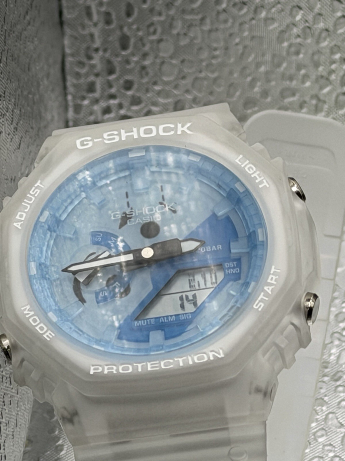 New Casio G-Shock GA2100 White Digital Watch