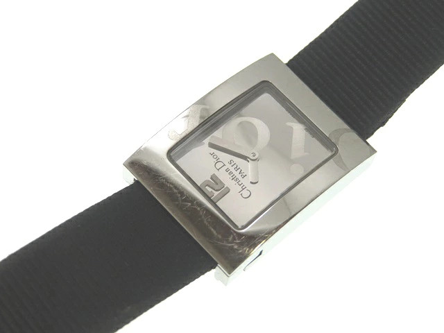 No Maintenance Dior Watch Maris D78 109 Wristwatch Stainless Steel Leather Nylon
