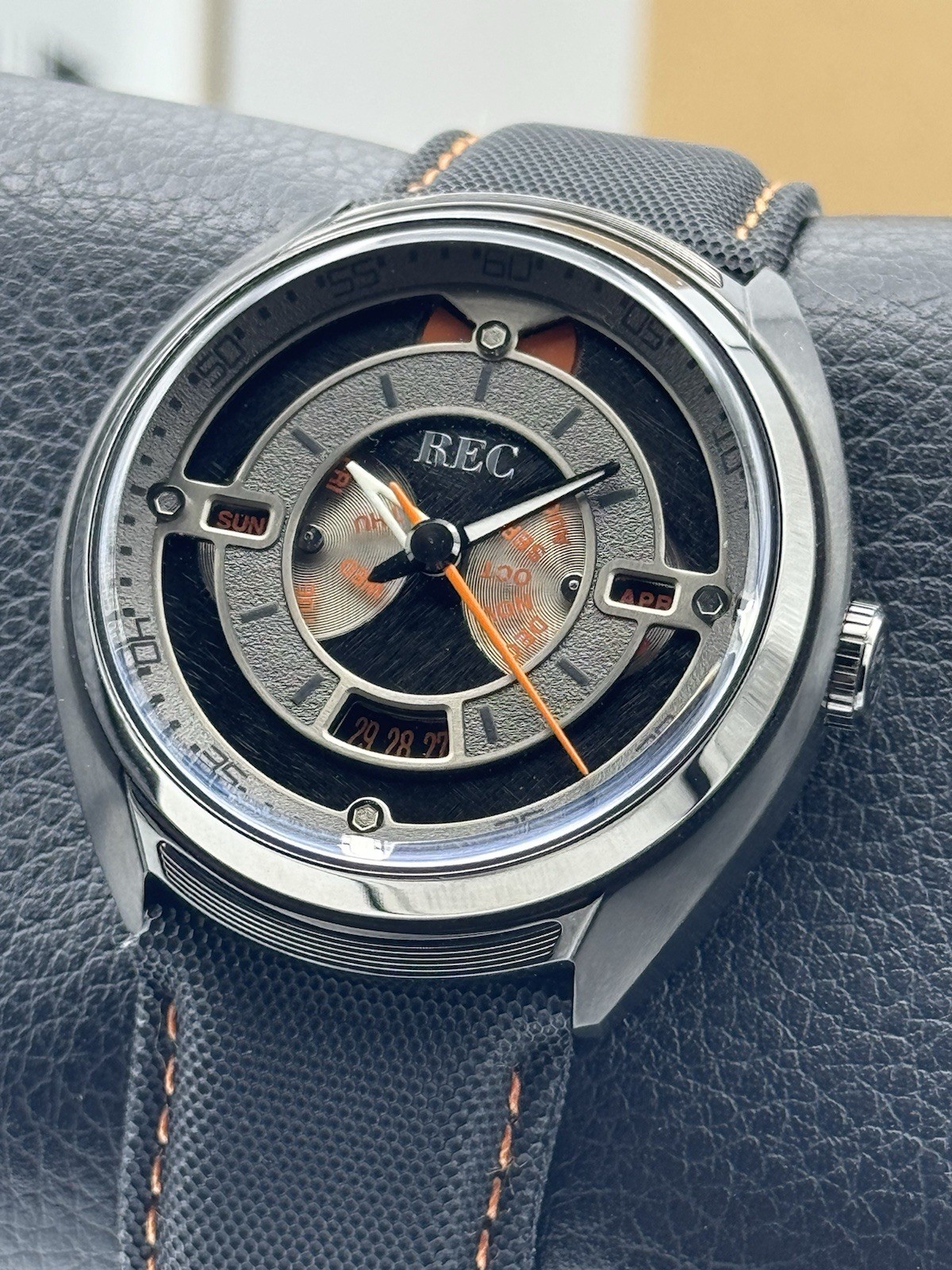 Rec 901-03 LIMITED EDITION OF 957! PVD Steel Auto 44mm! *FULL SET!*