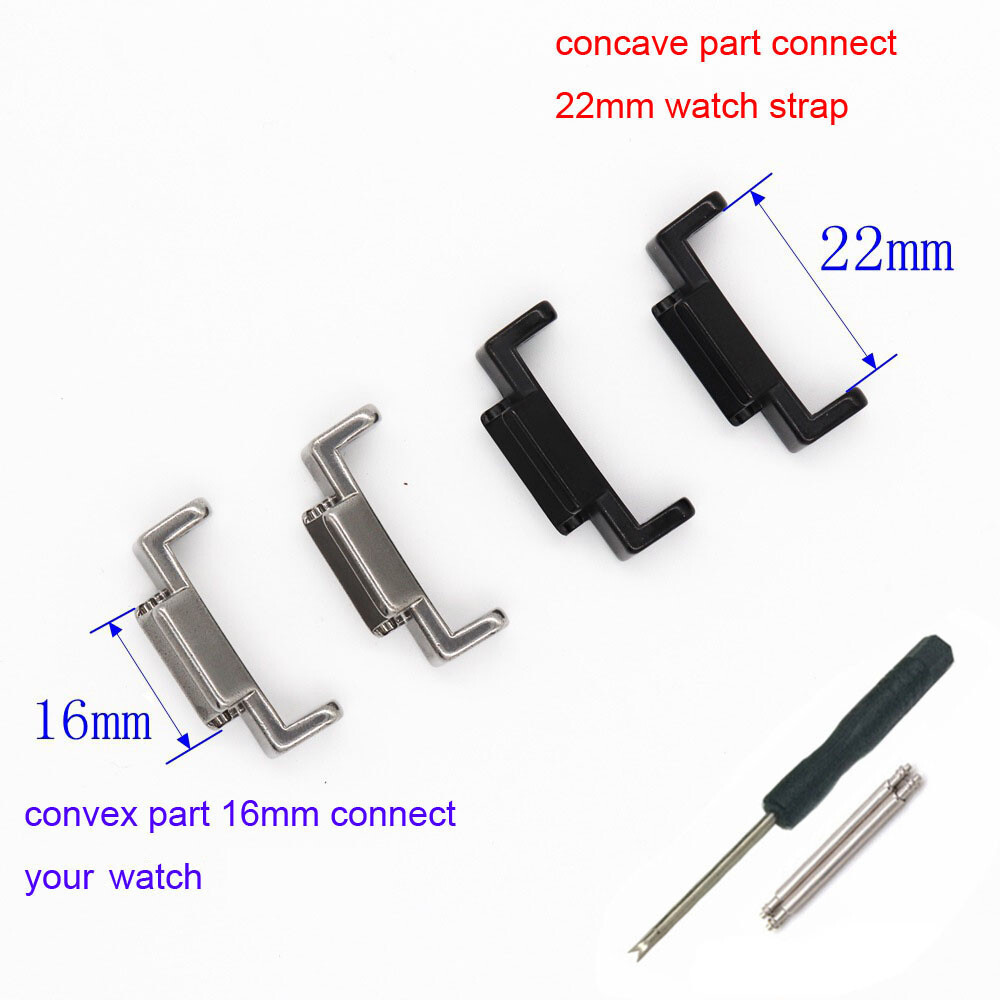 22mm 16mm Stainless Steel Watch Strap Adapter for DW5600 G-8900 GA-110 Connector