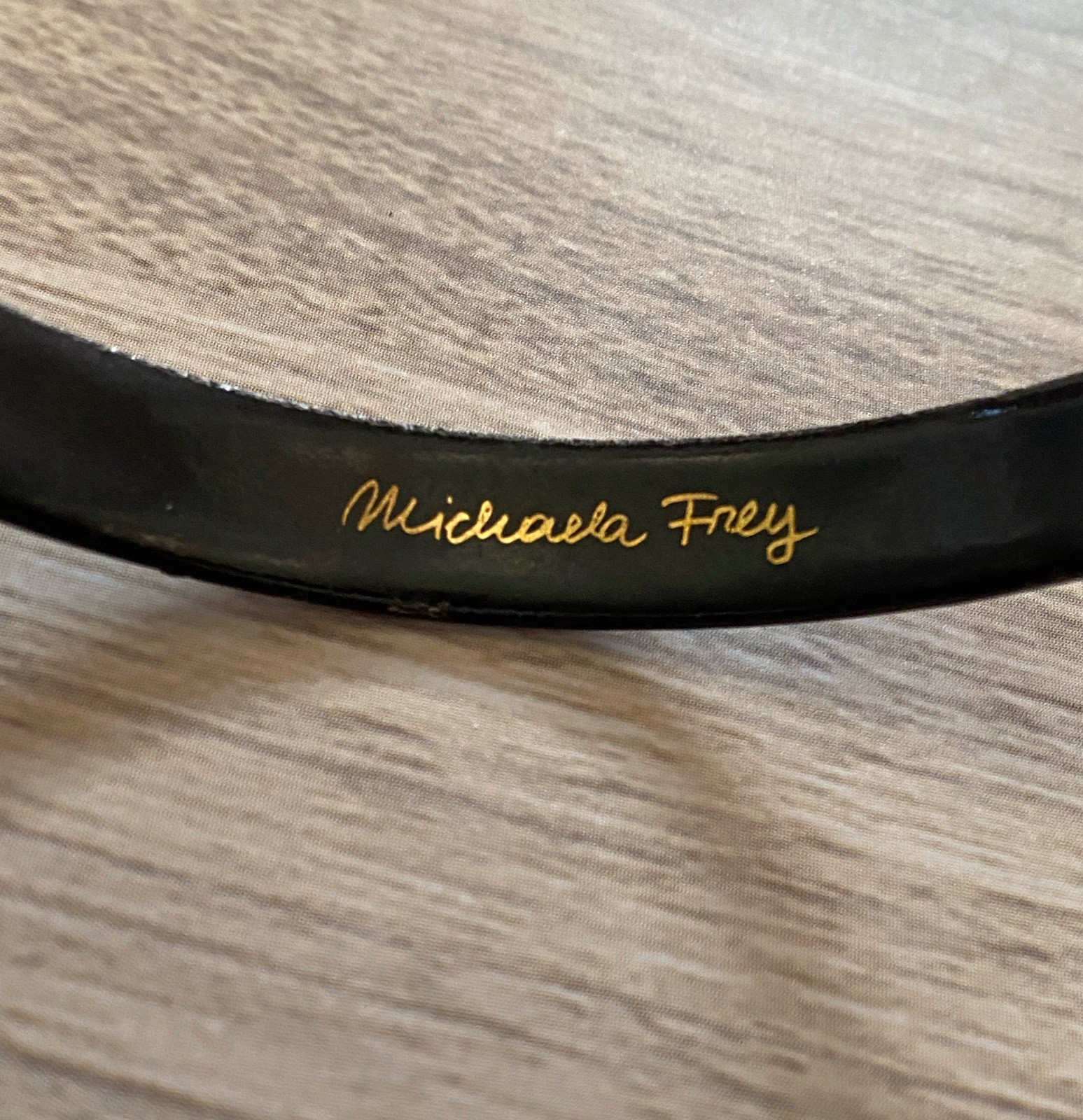 VTG Michaela Frey Floral Enameled Bangle(8.25in)