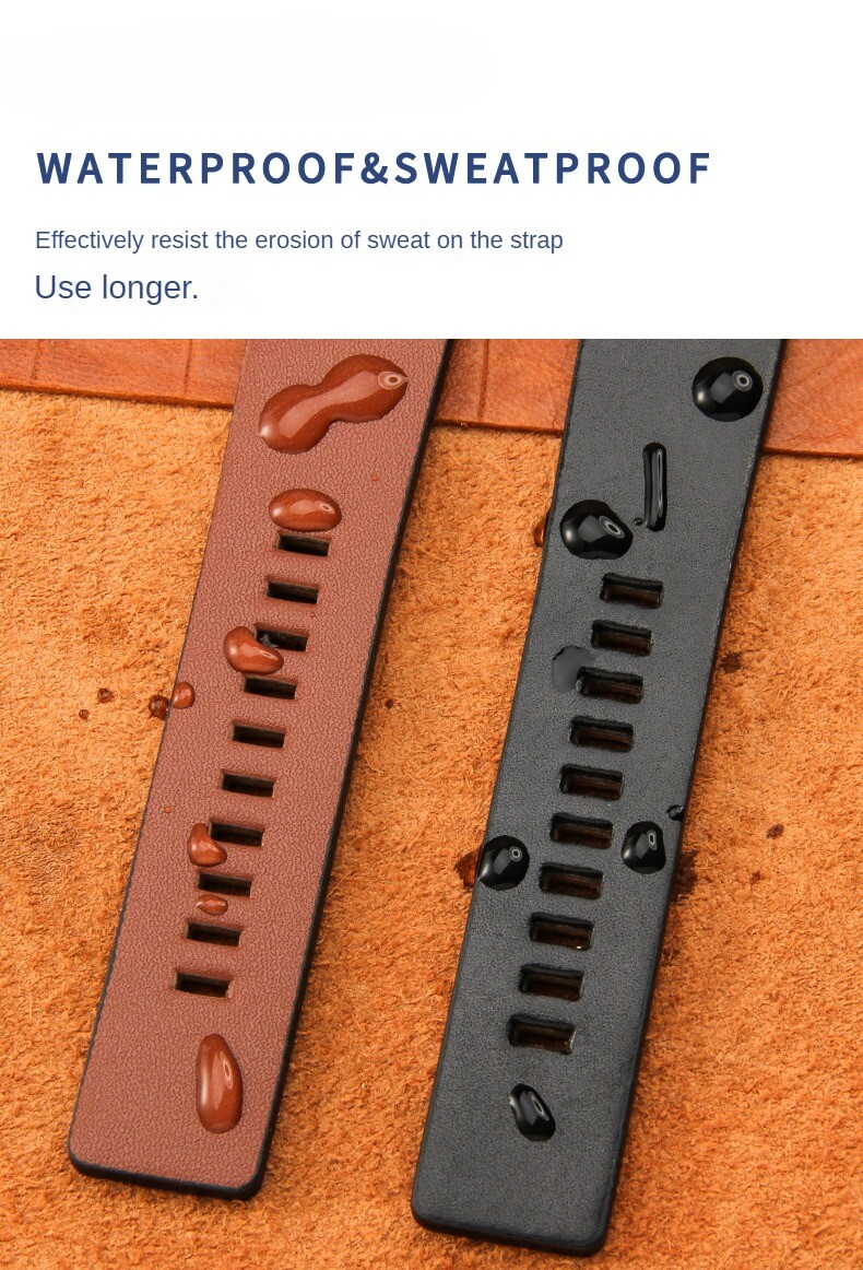 Genuine Cowhide Watch Band Strap 22 24 26 27 28 30 32 34mm for Diesel with Tools