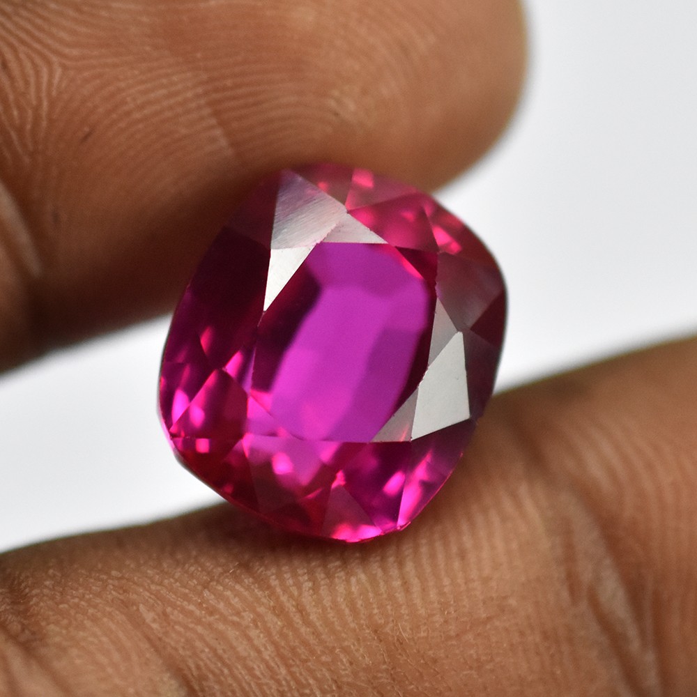 17.45 Ct Cushion Cut CERTIFIED Natural Sapphire Pink Loose Gemstone For Gifting