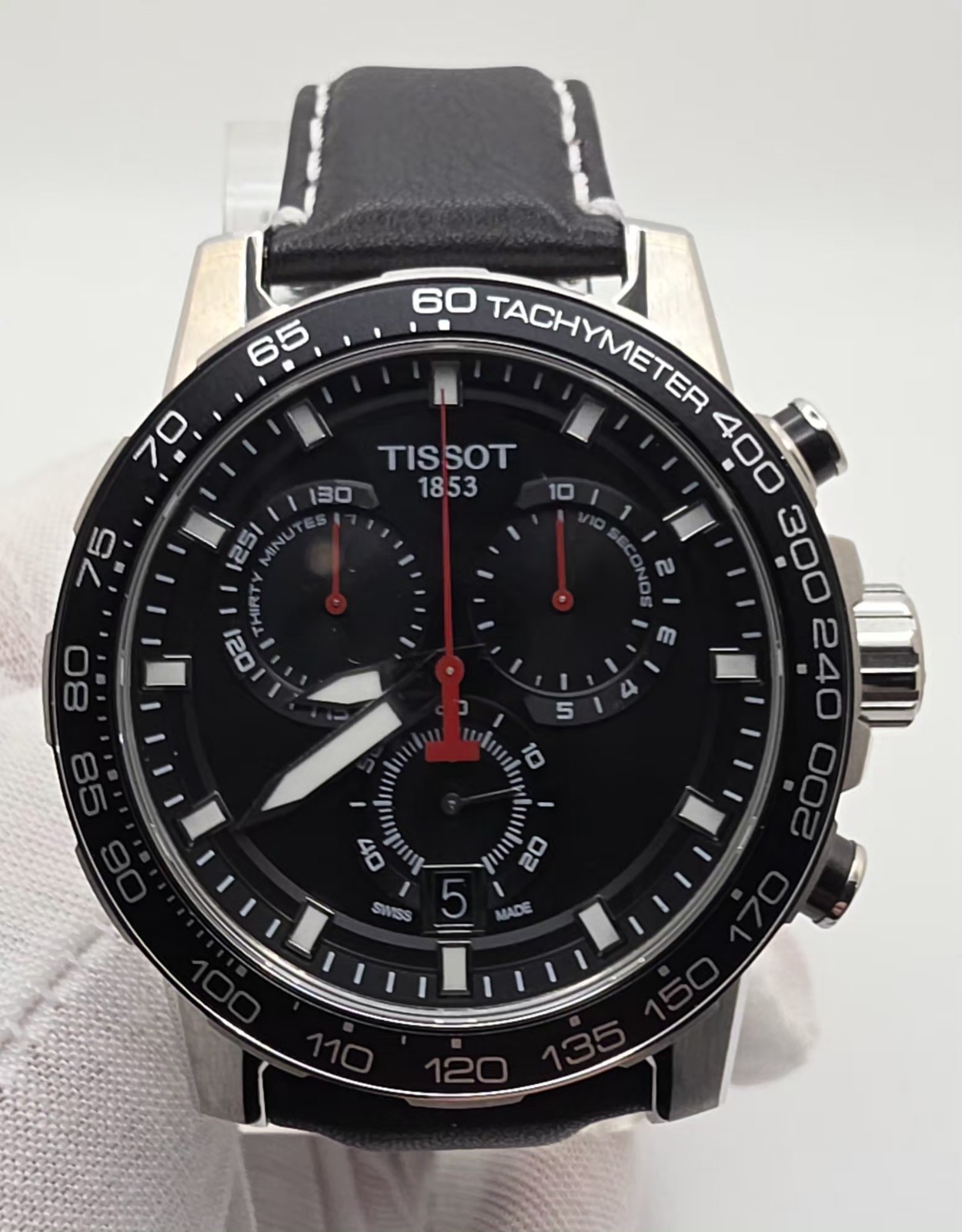 TISSOT Supersport Chrono T125.617.16.051.00 Quartz Black Dial Men’s Watch 45.5mm